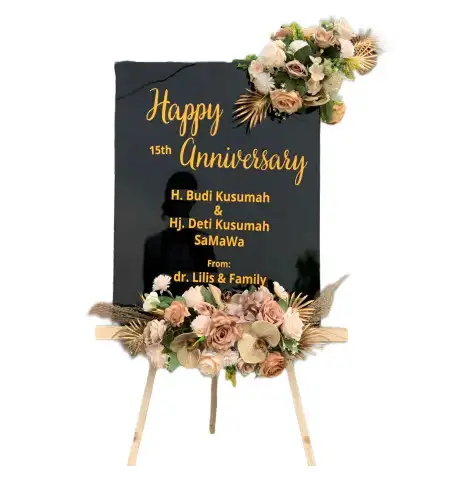 Papan Bunga Akrilik Junrejo