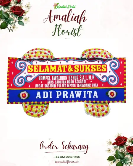 Papan Bunga Ucapan Selamat Junrejo